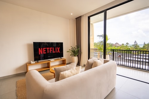 1BR Canggu Oceanwiew Suite – Pool, Yoga & Work Hub