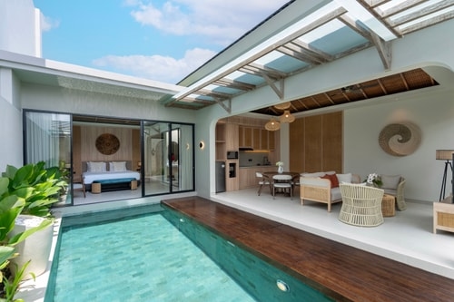 1BR Canggu Luxury Romantic Pool Villa Near Beaches