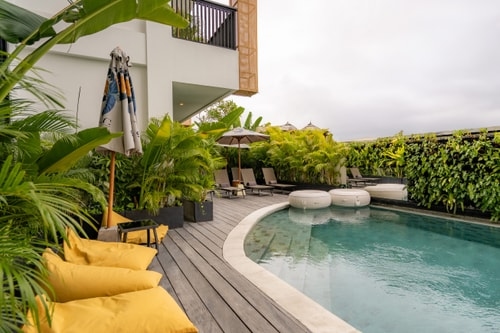 Oceaniew 1BR Canggu | Yoga, Pool & Working Space