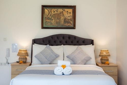 1BR Ubud Deluxe | Balcony Pool & Rice Fields View