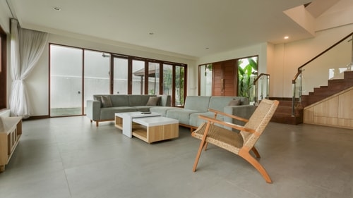 3BR Cemagi Beachside Villa | Club House Pool & Gym