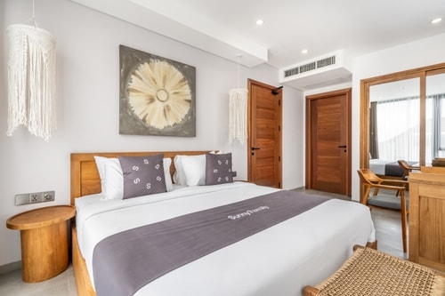 2BR Canggu Suite | Pool, Sauna & Rooftop Gym