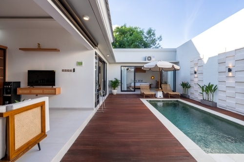 2BR Stylish Seminyak near Beach | Poolside Living