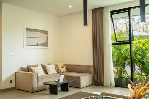 2BR Poolside Canggu | Yoga & Workspace, Near Beach