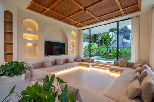 3BR Designer Paddy View Villa near Berawa Beach