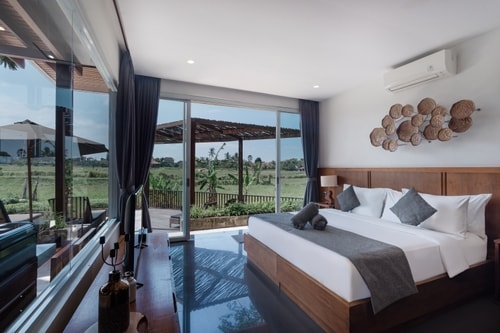 Luxury 3BR Ubud Villa | Pool & Rice Field Views