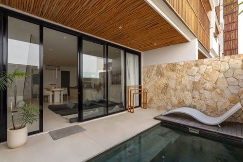 1BR Near Pererenan Beach Apart with Designer Pool