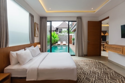 Canggu Luxe 4BR Villa | Pool, Gym & Paddy View