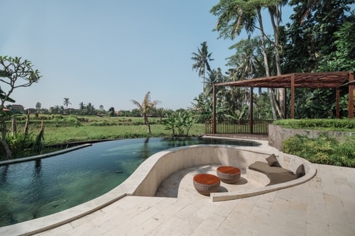 Luxury 3BR Ubud Villa | Pool & Rice Field Views