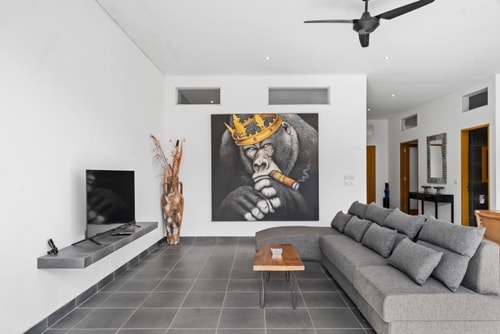 2BR Designer Villa , Airy Living & Prime Location