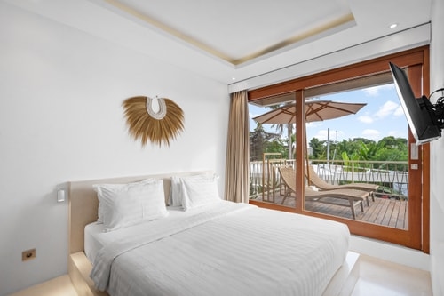 1BR Sunset Poolside Deck Canggu Luxury Suites