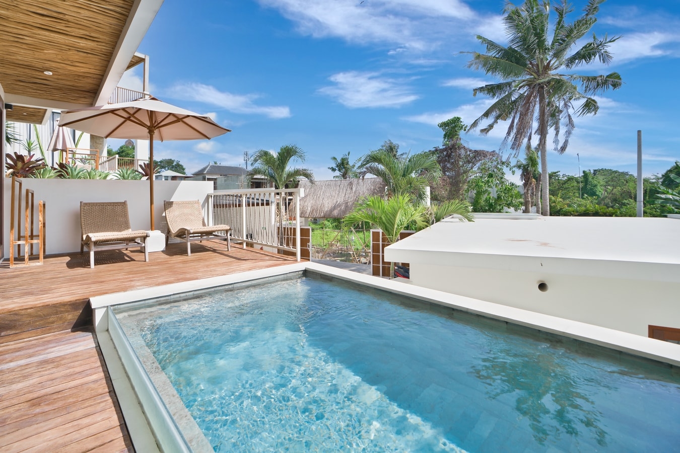 1BR Sunset Deck Canggu Apart | Pool, Near Cafés