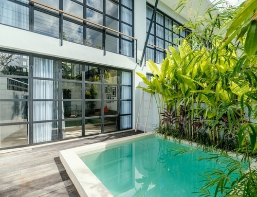 Canggu 1BR Modern Loft – Near Cafés, Pool & BBQ