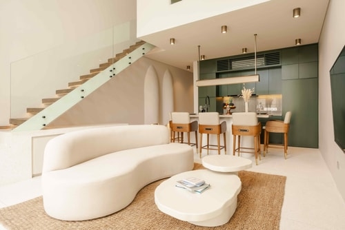 Canggu Elegant 2BR Villa w/ Ricefield View & Pool