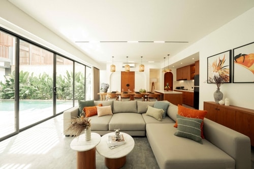 Canggu 4BR Modern Tropical VIlla w/ Pool & Rooftop