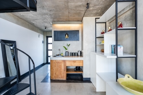 Futuristic 1BR Loft near Double Six Beach & Cafés