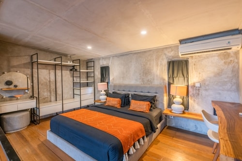 1BR Central Canggu Modern Loft – Pool & BBQ Access