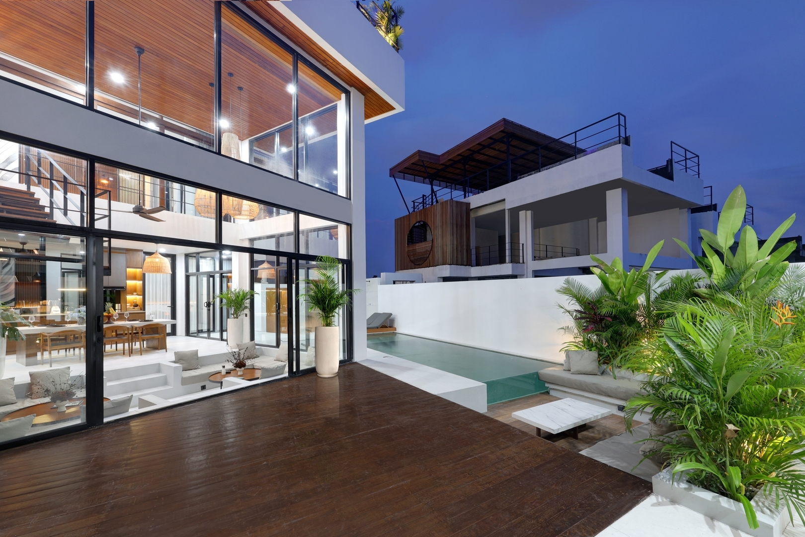 Modern Canggu 3BR Villa w/ Serene Ambience & Pool