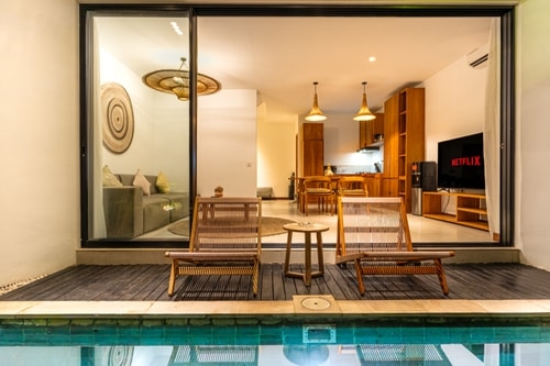 Canggu 2BR Near Petitenget Beach | Poolbliss Villa