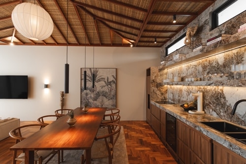 2BR Canggu Rice Field View Penthouse | Sunset Pool