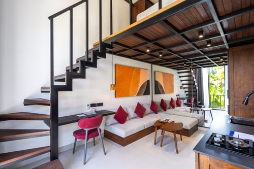 Ubud Perfect Lofts: Poolside Garden & Near Cafés