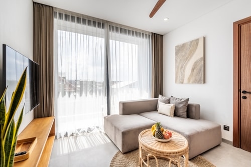 2BR Canggu Suite | Pool, Sauna & Rooftop Gym