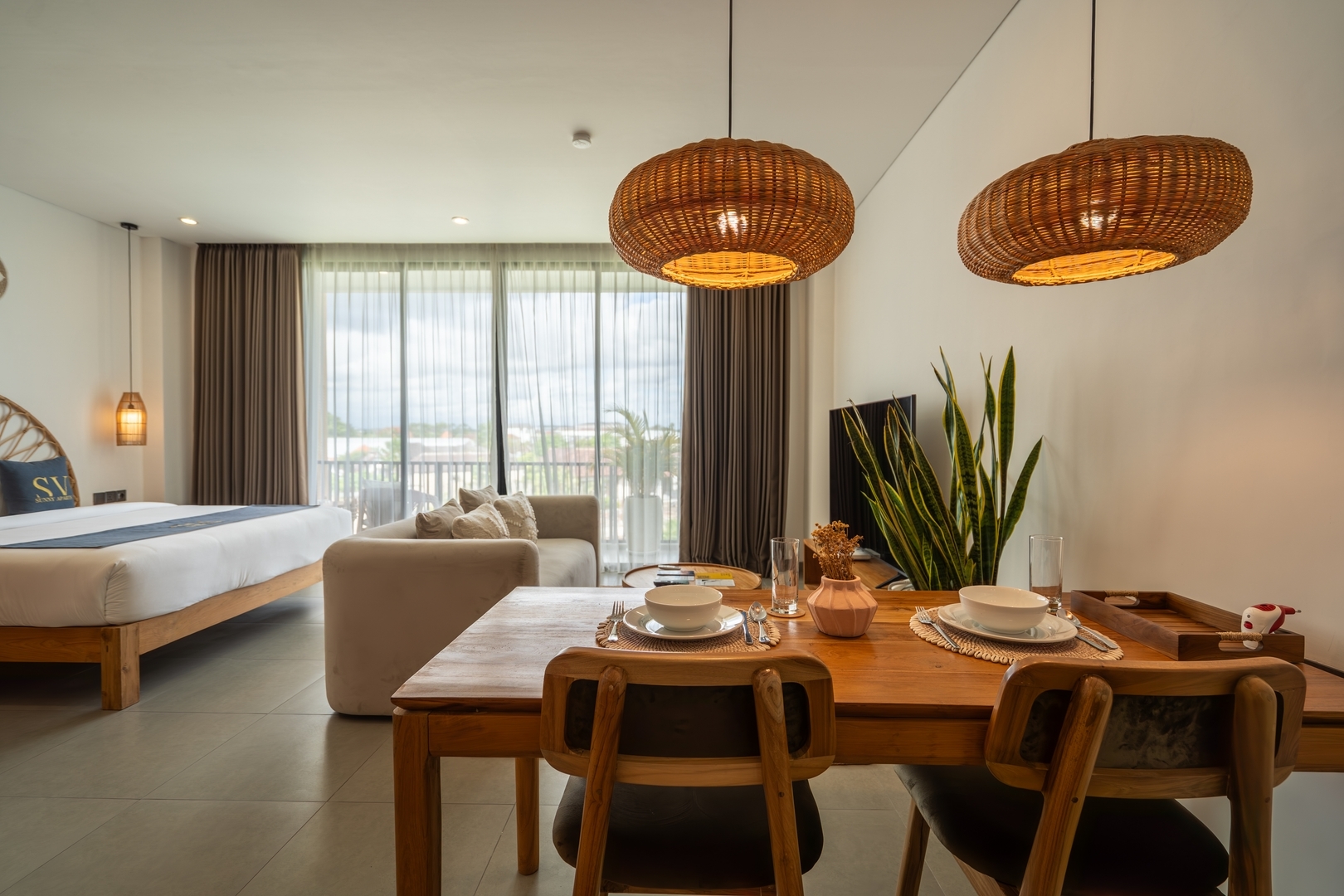 Seaside 1BR Canggu | Pool, Yoga Zone & Work-Hub