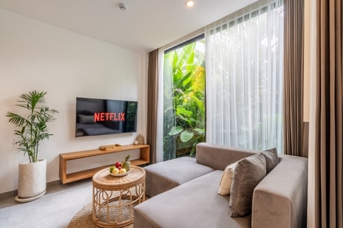 1BR Canggu Suite  - Rooftop Gym, Pool & Sauna