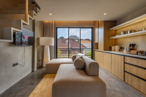 Designer 1BR Loft | Pool, Central Ubud near Palace