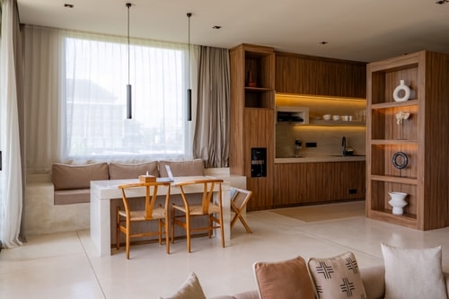 Luxe 1BR Canggu Studio | Rice Fields Pool Balcony
