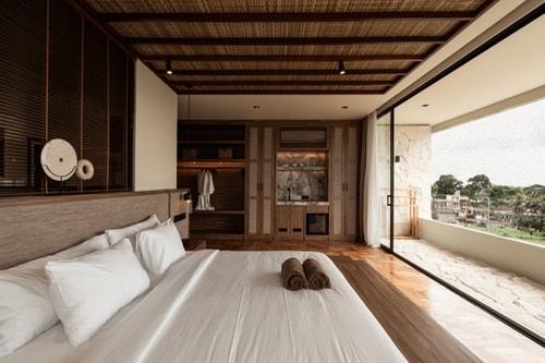 Canggu Refined 3BR Penthouse | Pool & Paddy Views