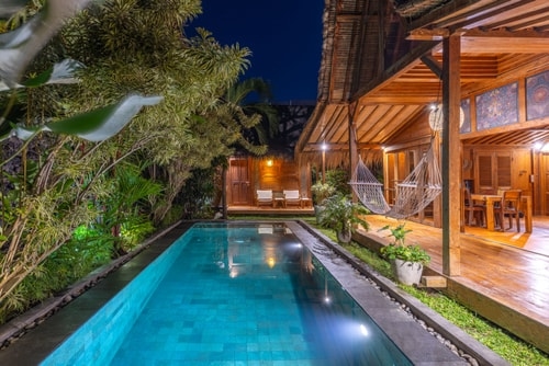 Near Beach Canggu 3BR Balinese Design Villa | Pool