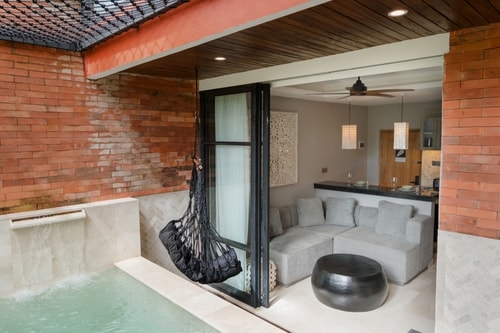 1BR Canggu Villa | Chic Pool & Paddy Rooftop View