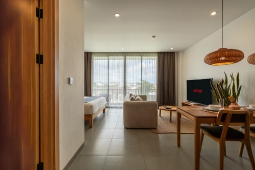 1BR Stylish Canggu Suite | 750m to Beach & Cafés