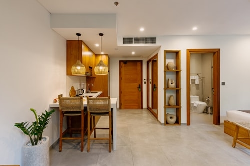 1BR Canggu Elite | Outdoor Bathtub, Pool & Gym