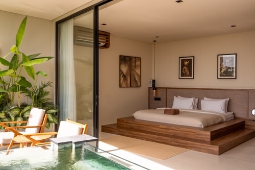 Canggu 1BR Sunset Pool Balcony Studio | Workdesk
