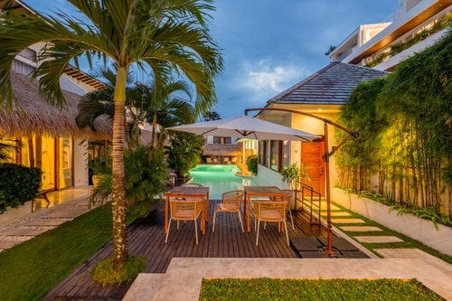 Canggu 1BR Stylish Apart | Balcony & Pool Access