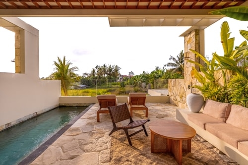 Canggu Luxury 1BR Scenic Paddy View Pool Villa