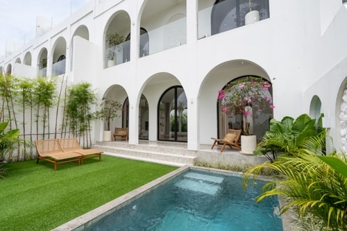 2BR Designer Villa | Pool & Paddy Views Rooftop