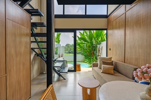 1BR Canggu Plunge Pool Loft | Serene Paddy Views