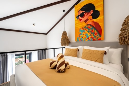 1BR Central Ubud Loft | Pool & Garden Gazebo