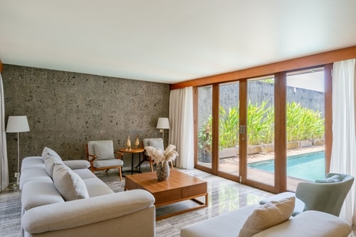 Elite 4BR Canggu | Pool, Billiard & Sunlit Patio