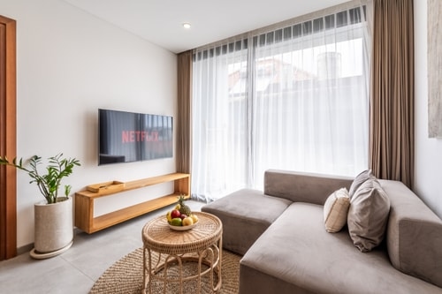 2BR Luxury Canggu | Rooftop Gym, Sauna & Pool