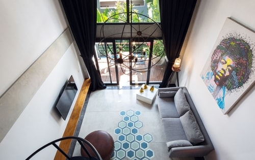 1BR Loft Seminyak Near Double Six | Pool Access