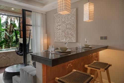 1BR Canggu Villa | Chic Pool & Paddy Rooftop View