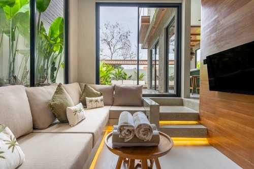 2BR Modern Haven Canggu Villa | Pool & Balcony
