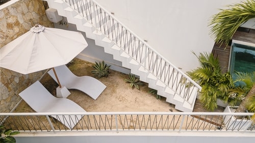 1BR Sunset Balcony Canggu Apart | Near Cafés