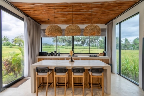 3BR Rice Fields Ubud Villa | Pool & Bathtub