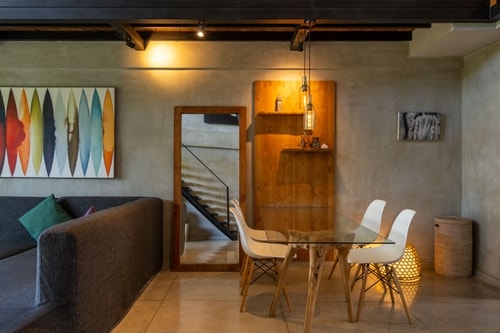 1BR Canggu Loft – Poolside BBQ & Walk to Beach