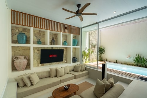 Uluwatu 3BR Tropical Pool Villa | Spa-like Bathtub